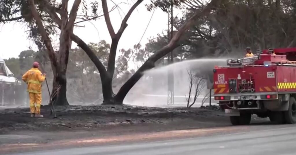 Calor na Austrália piora incêndios florestais