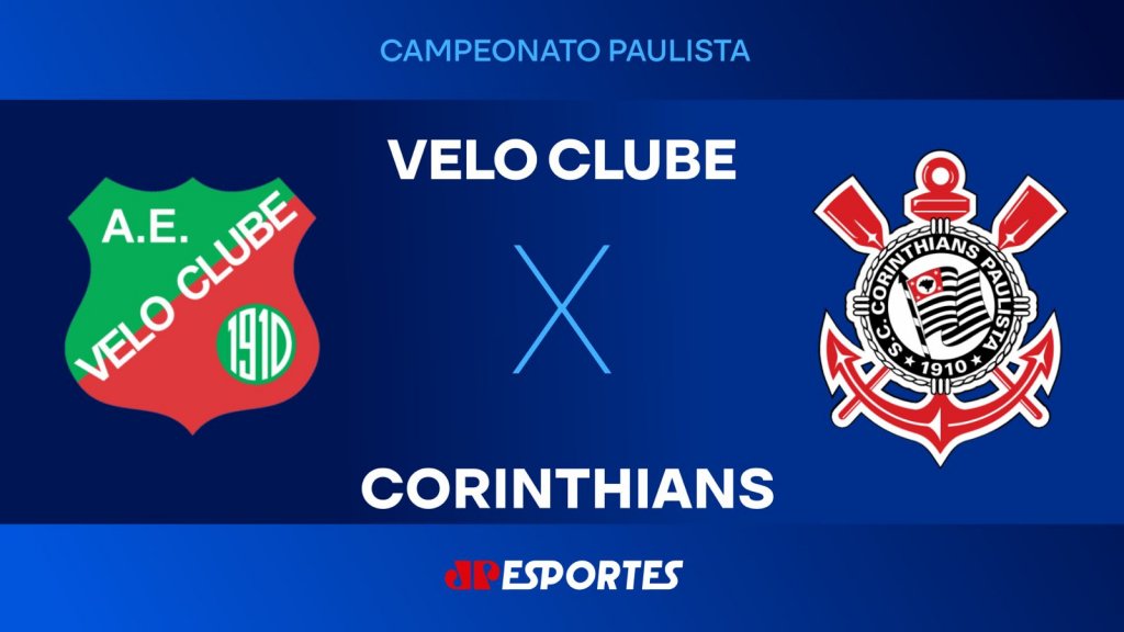 Velo Clube x Corinthians: confira a transmissão ao vivo