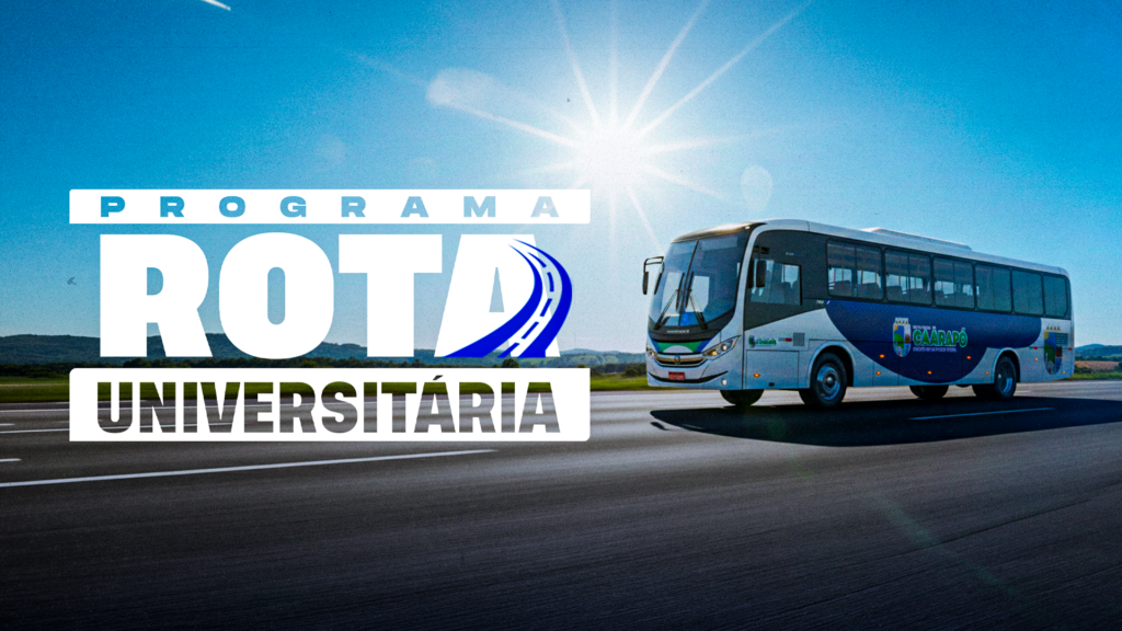 Rota Universitária oferece transporte gratuito para estudantes de Caarapó em 2026