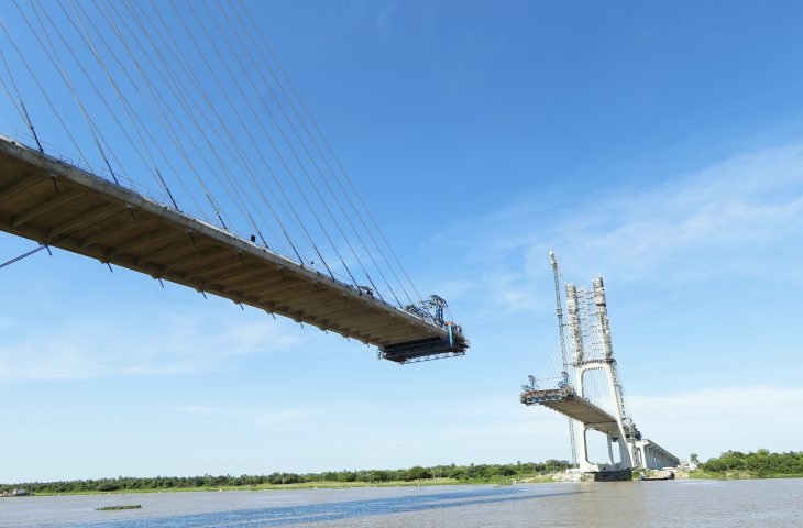 Ponte bioceânica avança na fase final de construção