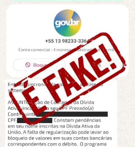 Posto de Atendimento Virtual em Amambai alerta sobre golpe de cobranças falsas