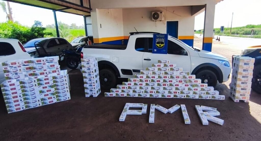 Homem é detido com carga de cigarros contrabandeados