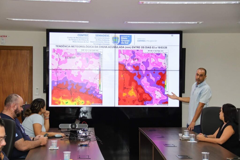 Previsão aponta chuvas abaixo da média e risco de incêndios em MS até maio