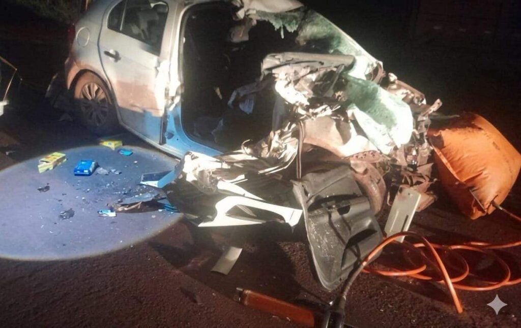 Motorista de carreta foge após acidente que resultou em três mortes em Corumbá