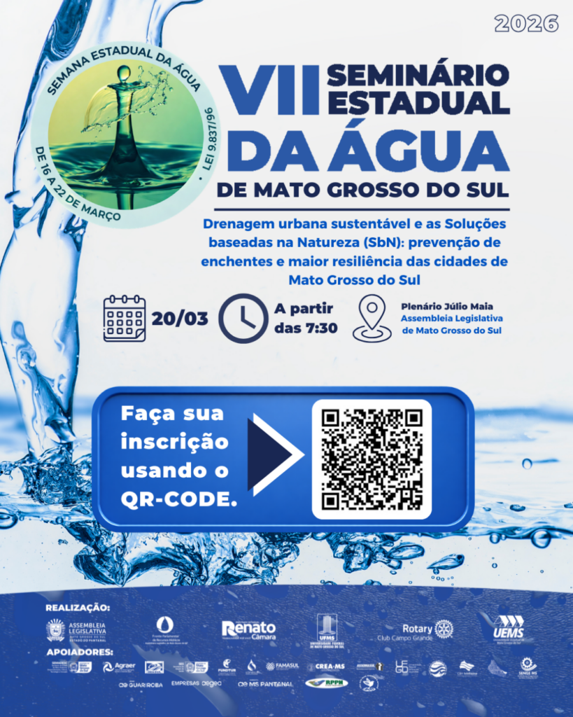 Seminário na Assembleia Legislativa discute melhorias na drenagem urbana em Mato Grosso do Sul