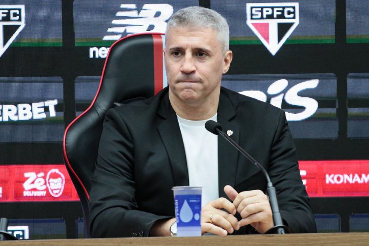 São Paulo Futebol Clube encerra contrato com o técnico Hernán Crespo e sua equipe técnica