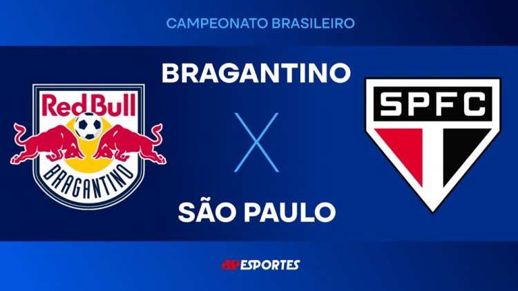 Bragantino e São Paulo se encontram no Brasileirão neste domingo às 20h30