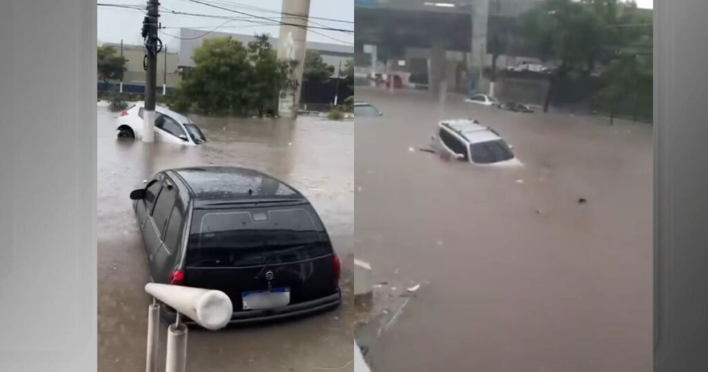 Temporal em São Paulo provoca transbordamento de córregos e alagamentos em diversas regiões
