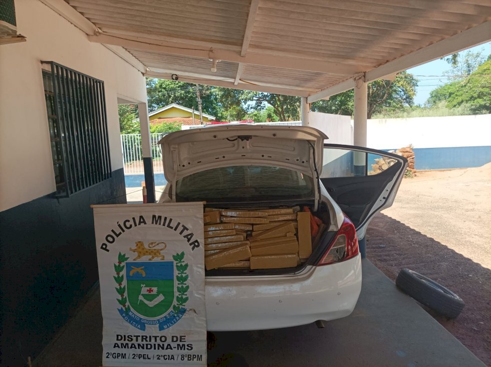 Polícia Militar apreende mais de 500 kg de maconha no interior de Mato Grosso do Sul