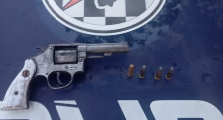 Polícia militar apreende suspeito armado em Nova Andradina após denúncia anônima