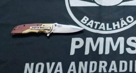 Homem é detido pela Polícia Militar por tentativa de homicídio em Nova Andradina
