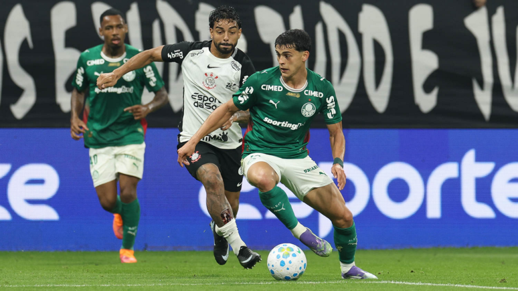 Palmeiras não aproveita vantagem numérica e empata com o Corinthians na Neo Química Arena