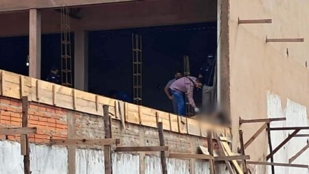 Homem morto a tiros em obra da fronteira entre Mato Grosso do Sul e o Paraguai