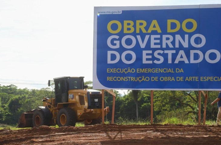 Governo de MS constrói nova ponte sobre Rio do Peixe