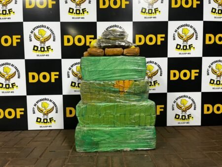 DOF prende homem com mais de 100 quilos de drogas em transporte