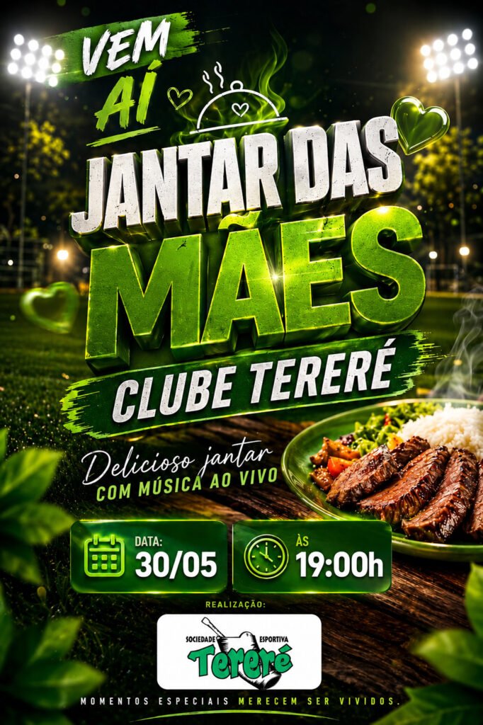 Amambai recebe Jantar das Mães promovido pelo Clube Tereré neste sábado
