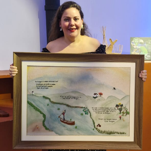 Obra têxtil inspirada no Pantanal é destaque em exposição no MASP
