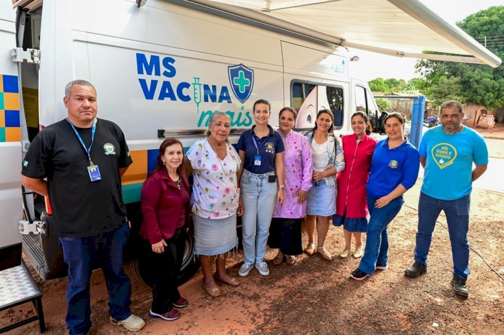 Ivinhema promove vacinação no Bairro Triguenã com vacimóvel