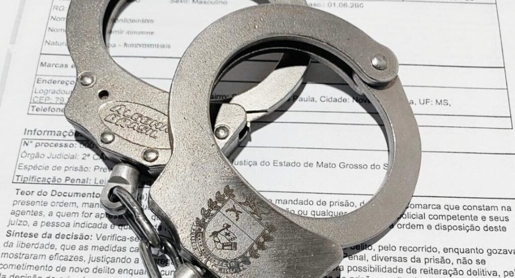 Mandado de prisão é cumprido pela Polícia Militar em Nova Andradina