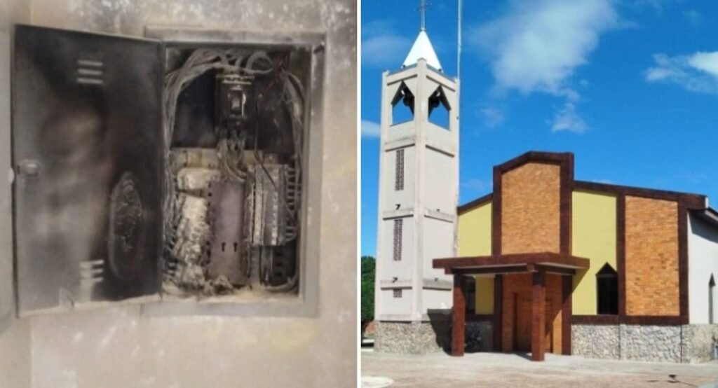 Incêndio é evitado durante missa em Taquarussu devido a curto-circuito
