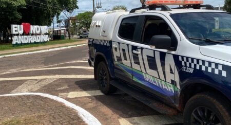 Mulher é levada à delegacia após tumulto em supermercado na cidade de Nova Andradina