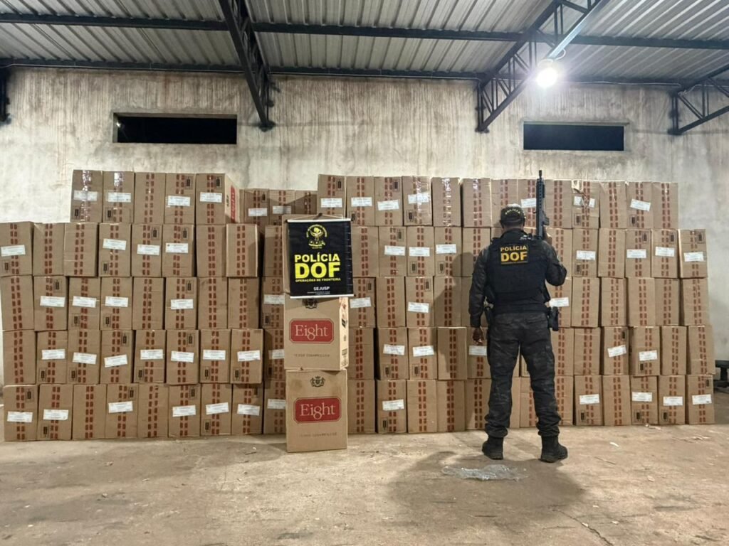 Apreensão de Cigarros Contrabandeados em Mundo Novo Resulta em Prejuízo de R$ 1,1 Milhão