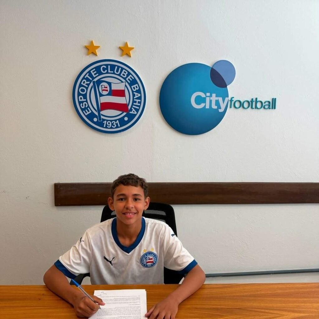 Jovem atleta de MS é contratado pelo Bahia City aos 11 anos