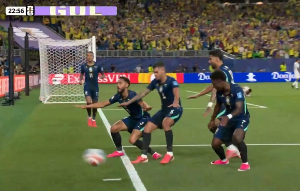 Brasil abre o placar contra o Haiti com gol de Matheus Cunha