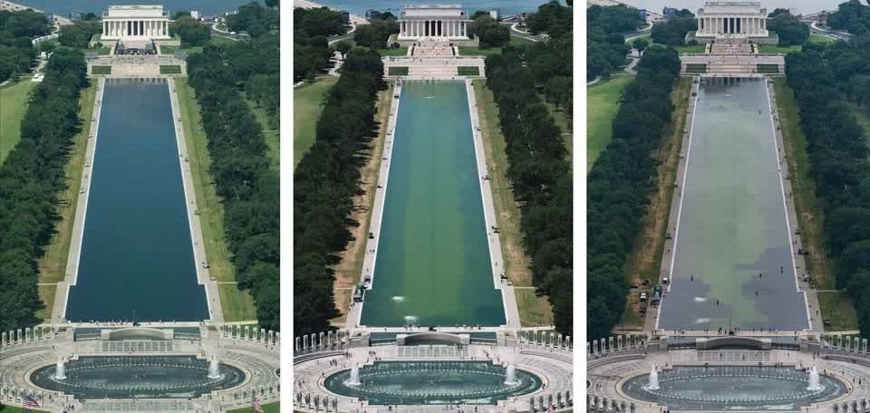 Polêmica em Washington: Vandalismo ou Falha na Reforma do Espelho d’Água?