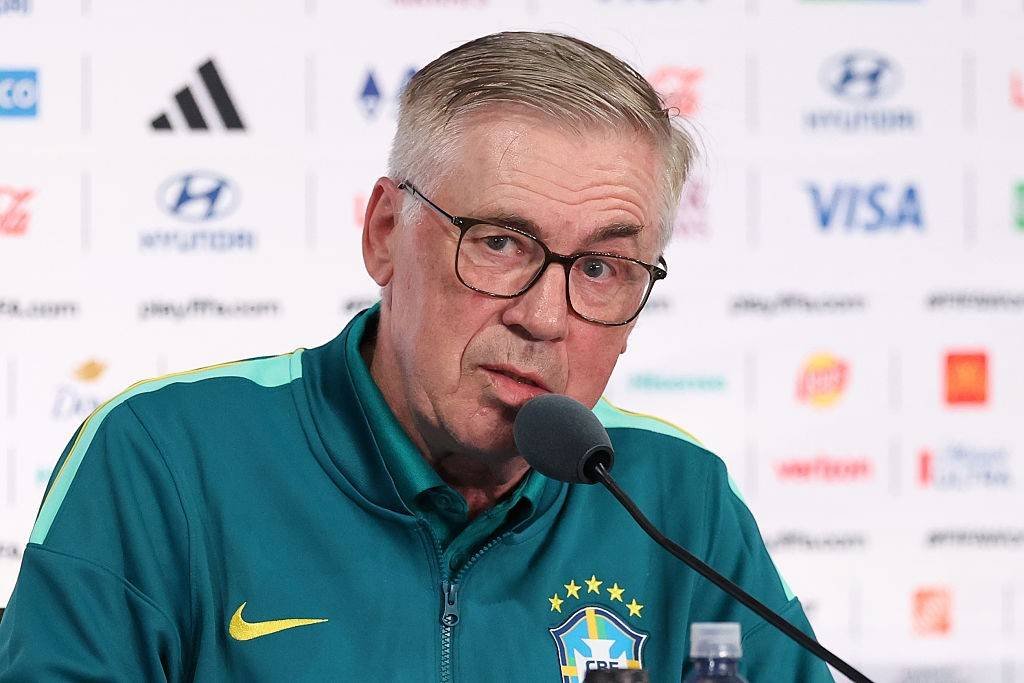 Ancelotti promete alterações na escalação da seleção brasileira contra o Haiti