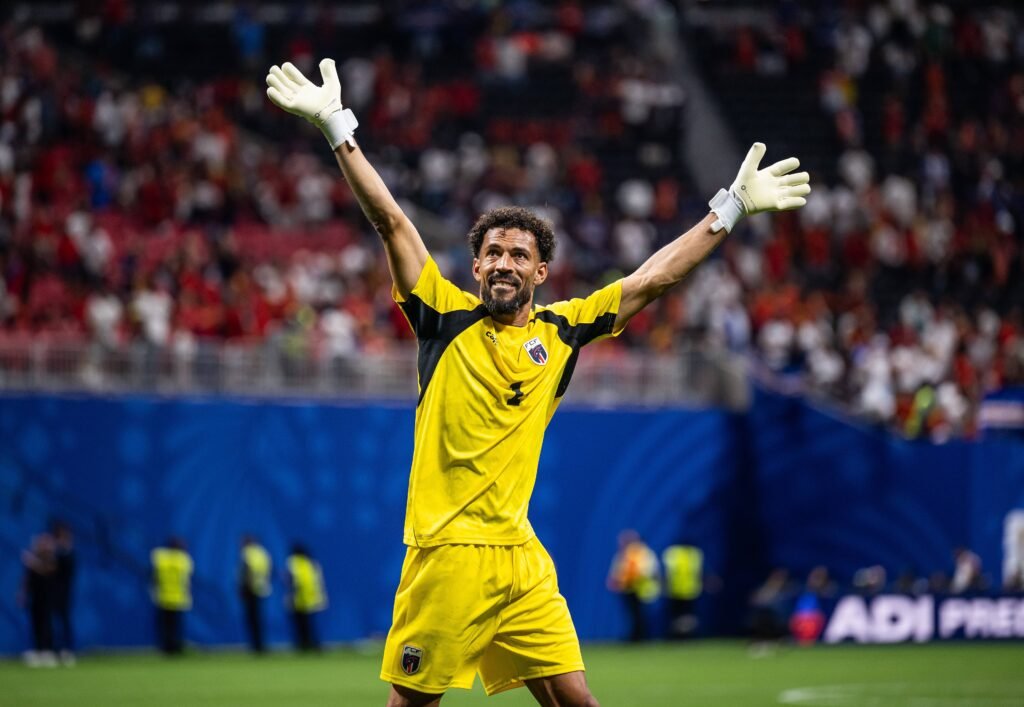 Goleiro Vozinha conta com a presença da família no duelo contra o Uruguai