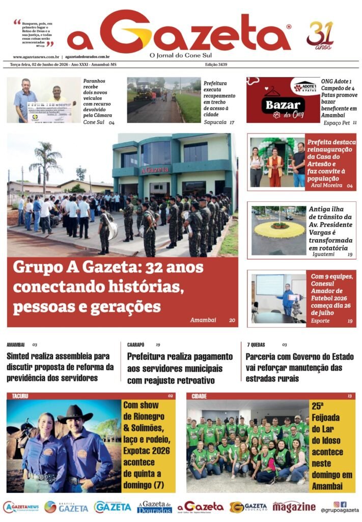 Amambai SE prepara para mês de festividades e eventos esportivos
