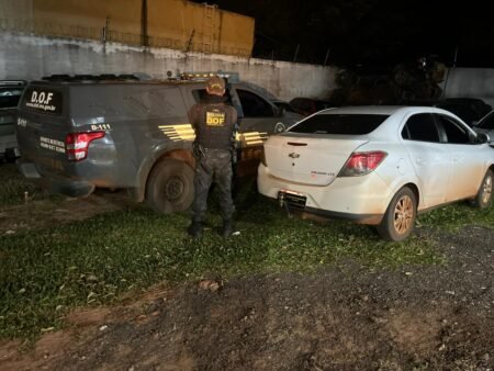 Polícia Militar de Coronel Sapucaia apreende veículo com motor de procedência duvidosa