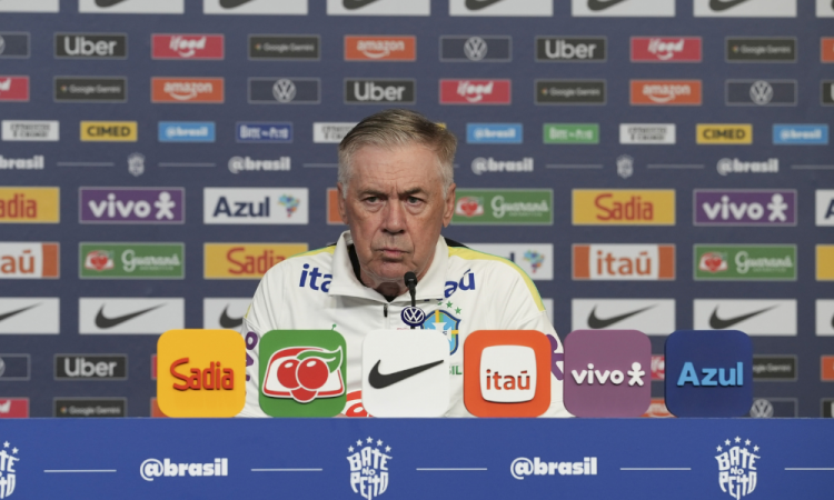 Ancelotti anuncia alterações na escalação da Seleção Brasileira para amistoso contra o Egito