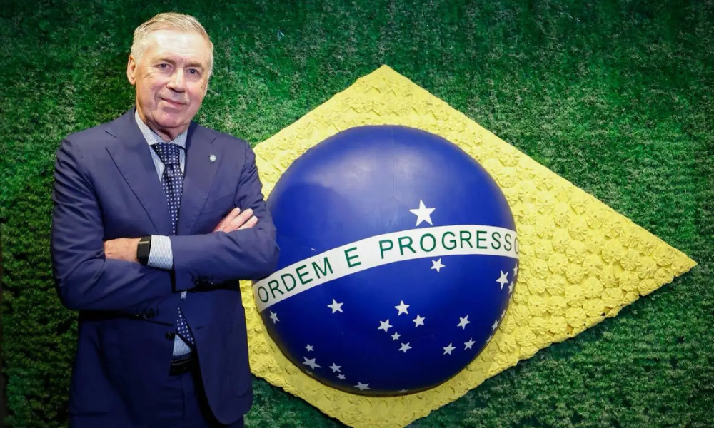 Carlo Ancelotti SE torna o técnico mais experiente da Seleção em Copas do Mundo