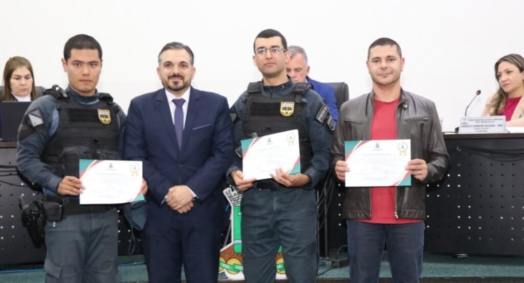 Câmara de Nova Andradina presta homenagem à Polícia Militar Rodoviária pelos resultados de 2025