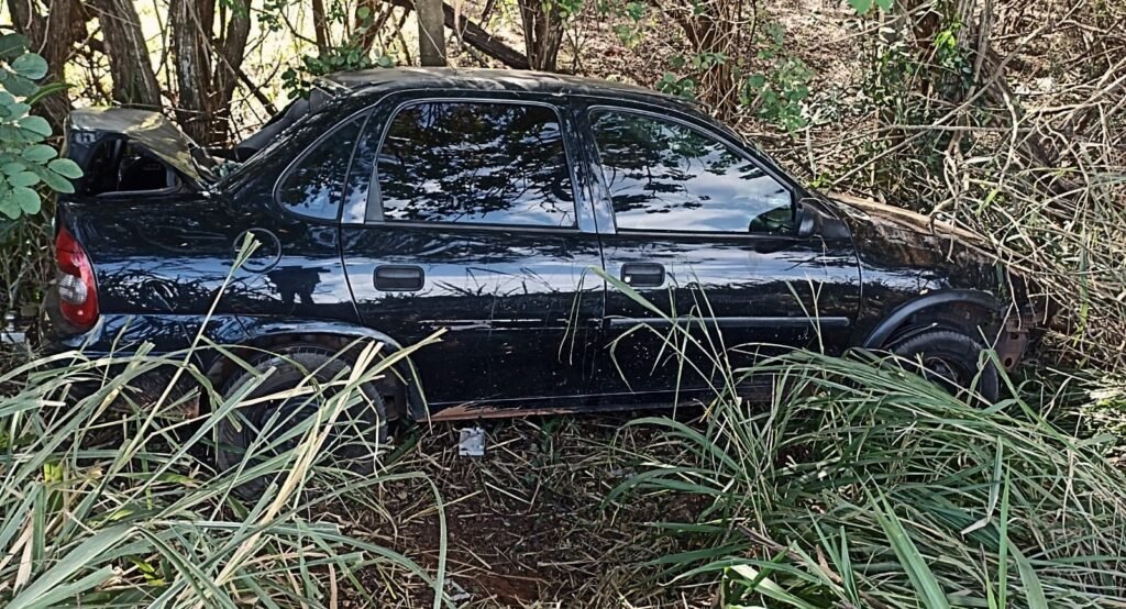 Acidente na MS-134 deixa motorista ferido entre Batayporã e Nova Andradina