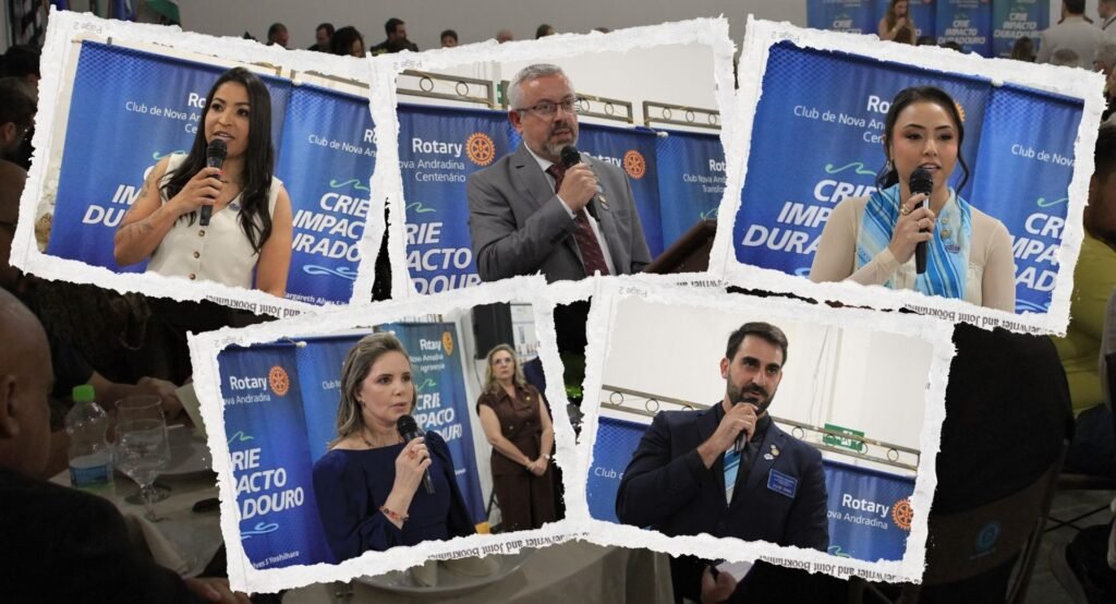Governador participa de cerimônia de posse em Nova Andradina com clubes de Rotary