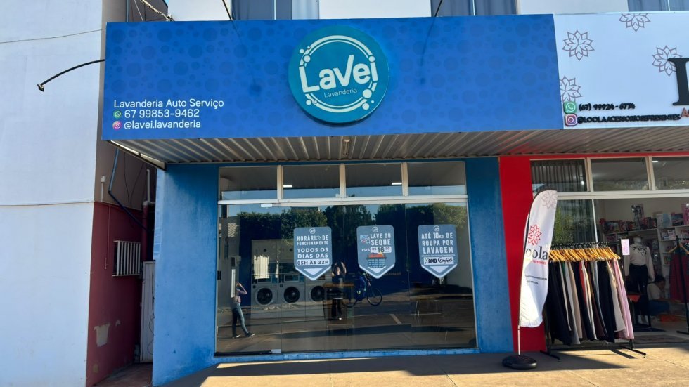 Lavei Lavanderia expande serviços em IVINHEMA com novas máquinas