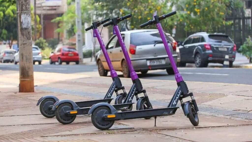 Campo Grande inicia testes com patinetes e bicicletas elétricas