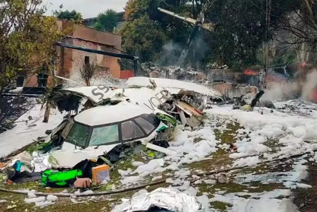 Relatório revela 19 fatores que contribuíram para queda de avião em SP