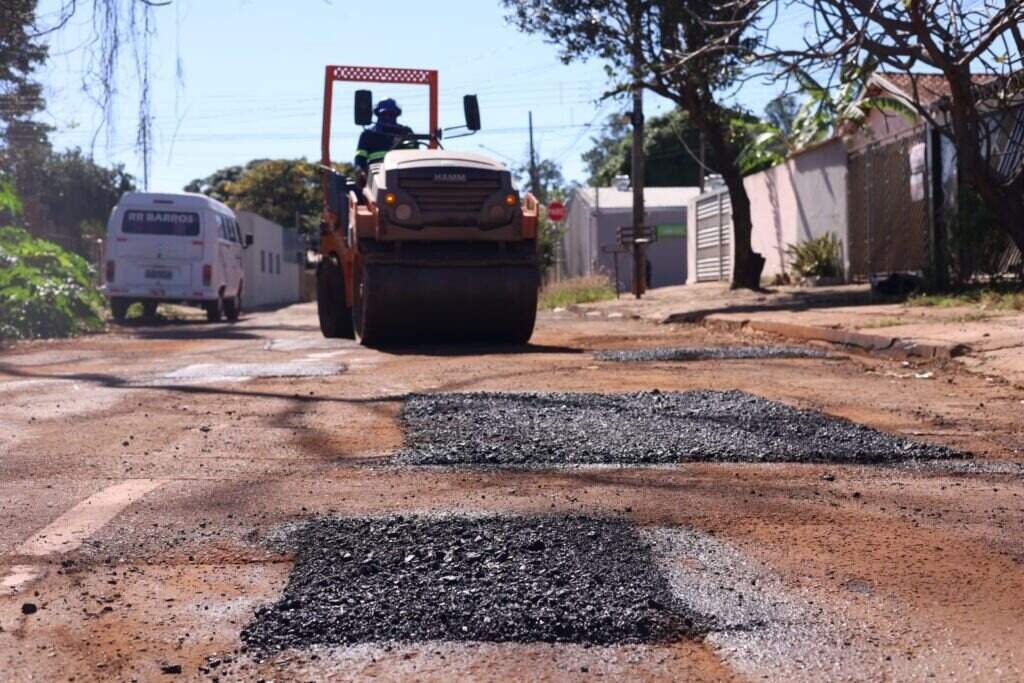 Contrato de manutenção asfáltica é rescindido pela Prefeitura de Campo Grande