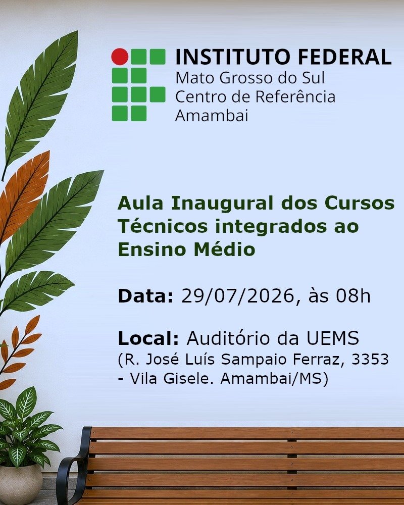 Início dos Cursos Técnicos Integrados ao Ensino Médio é celebrado em Amambai
