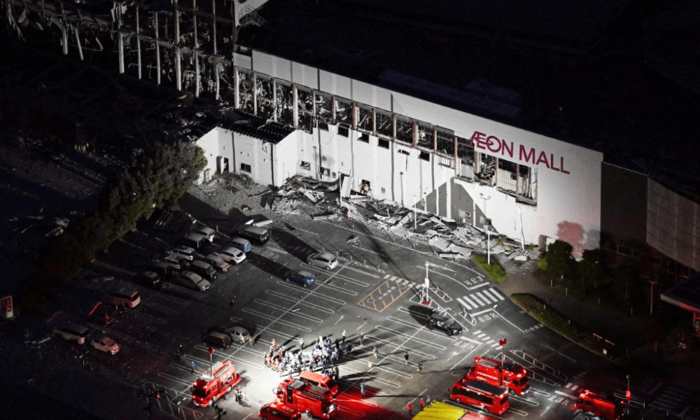 Desabamento em shopping no Japão deixa mortos após terremoto