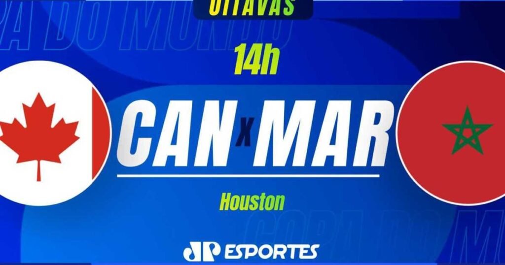 Confronto entre Canadá e Marrocos marca oitavas da Copa do Mundo 2026