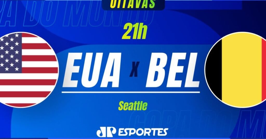 Estados Unidos e Bélgica se enfrentam nas oitavas da Copa do Mundo