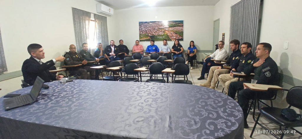 Reunião em Caarapó reúne Forças de Segurança para debater ações contra criminalidade