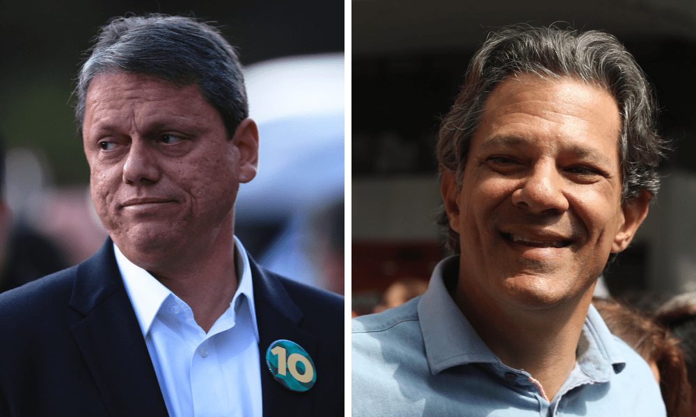 Pesquisa aponta Tarcísio de Freitas como favorito nas intenções de voto em SP