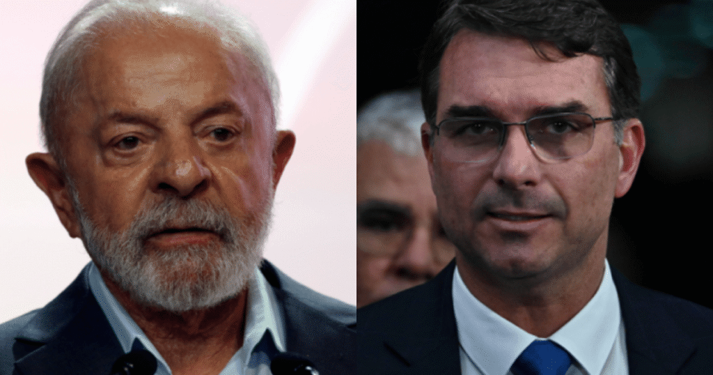 Nova pesquisa aponta empate técnico entre Lula e Flávio Bolsonaro em 2º turno