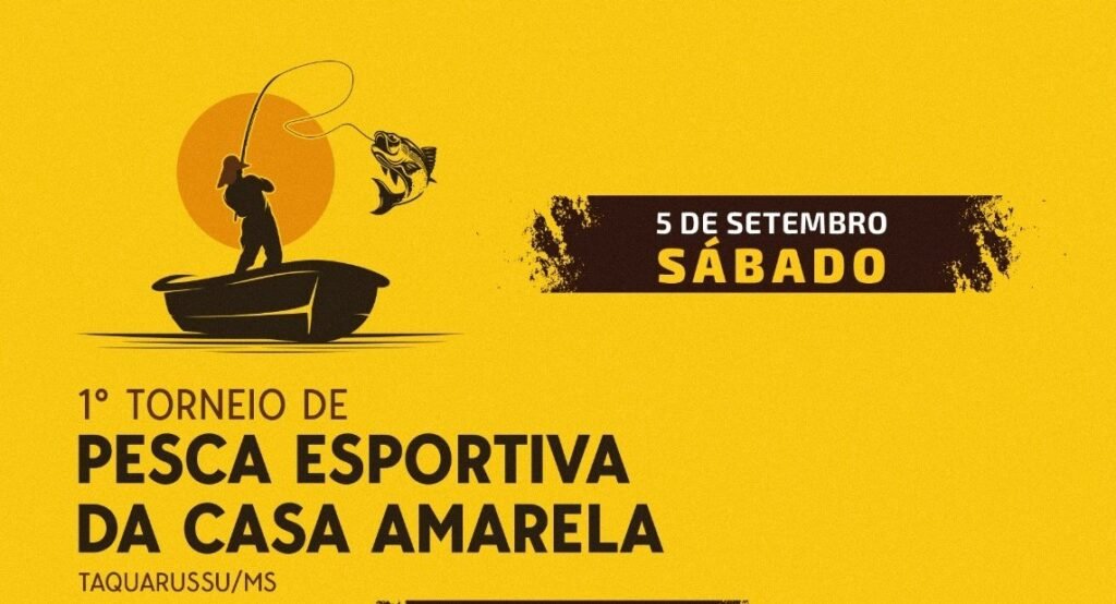 Taquarussu sedia primeiro Torneio de Pesca Esportiva com prêmios em dinheiro